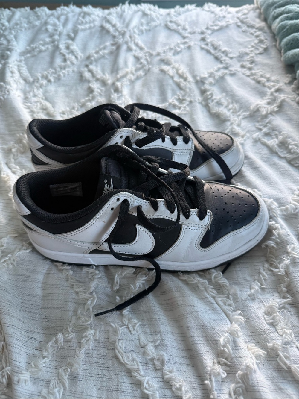 Nike Dunk Low Kids Black Platinum Sneakers